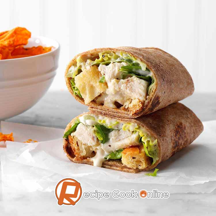 Chicken Caesar Wraps Recipe
