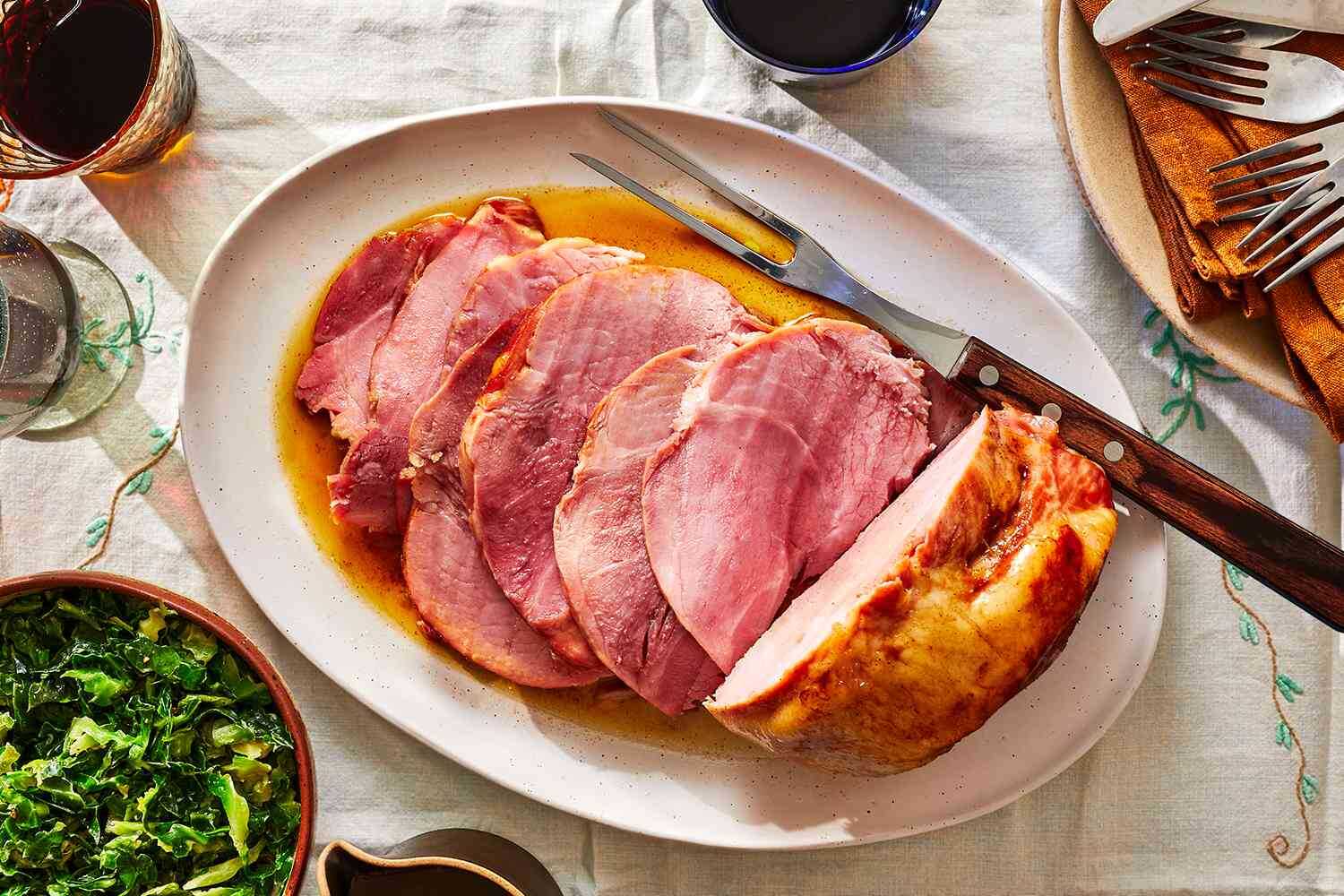 Honey Mustard Maple Glazed Ham
